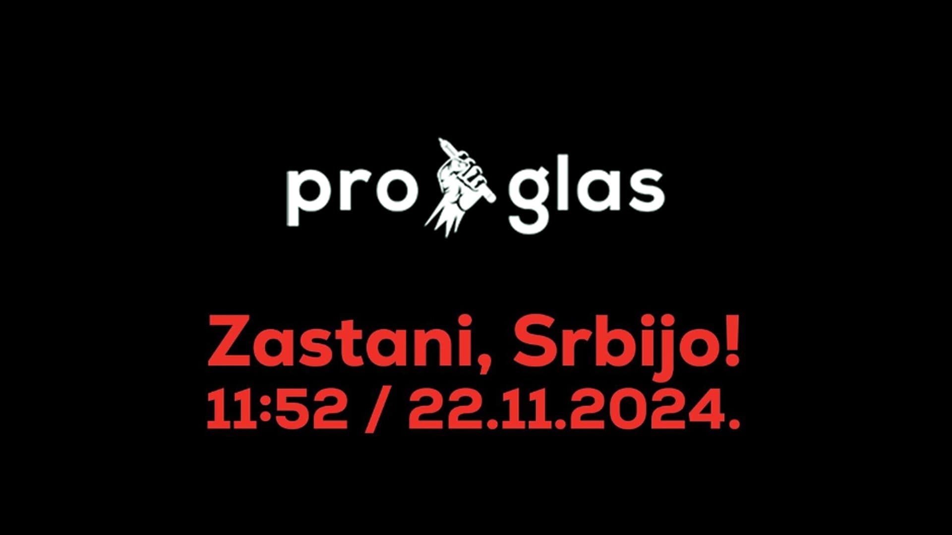 ProGlas objavio detalje akcije "Zastani Srbijo!": U petak u više od 25 gradova, među njima i Čačak
