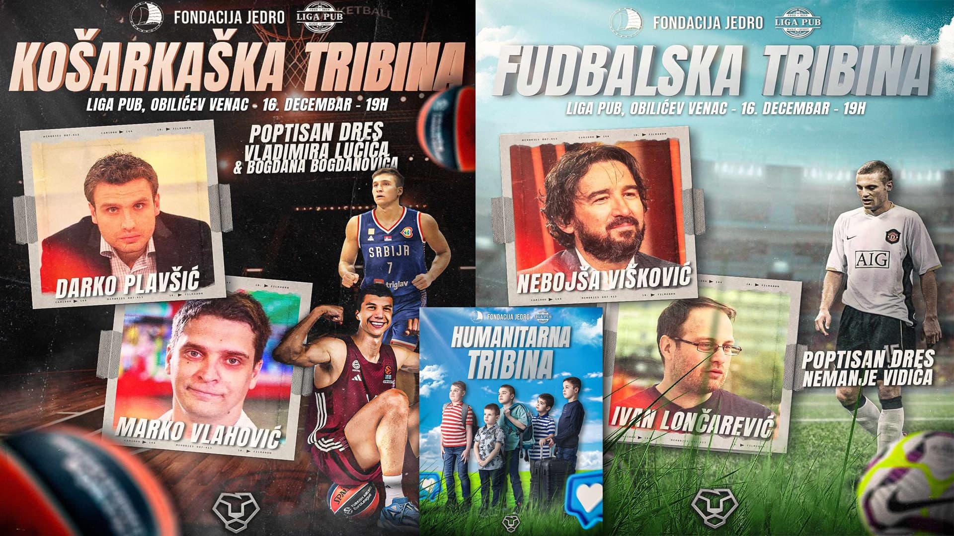 Fondacija "Jedro“ i Fantazi Masteri pozivaju sve ljubitelje sporta na humanitarnu tribinu za petoricu dečaka obolelih od Dišenove mišićne distrofije