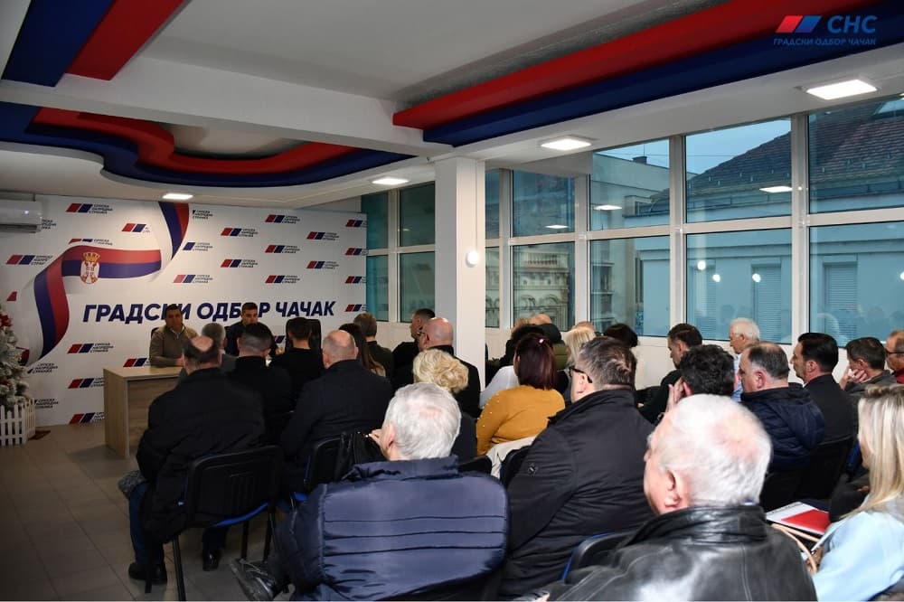 Čačanski naprednjaci pružaju snažnu i nedvosmislenu podršku Aleksandru Vučiću