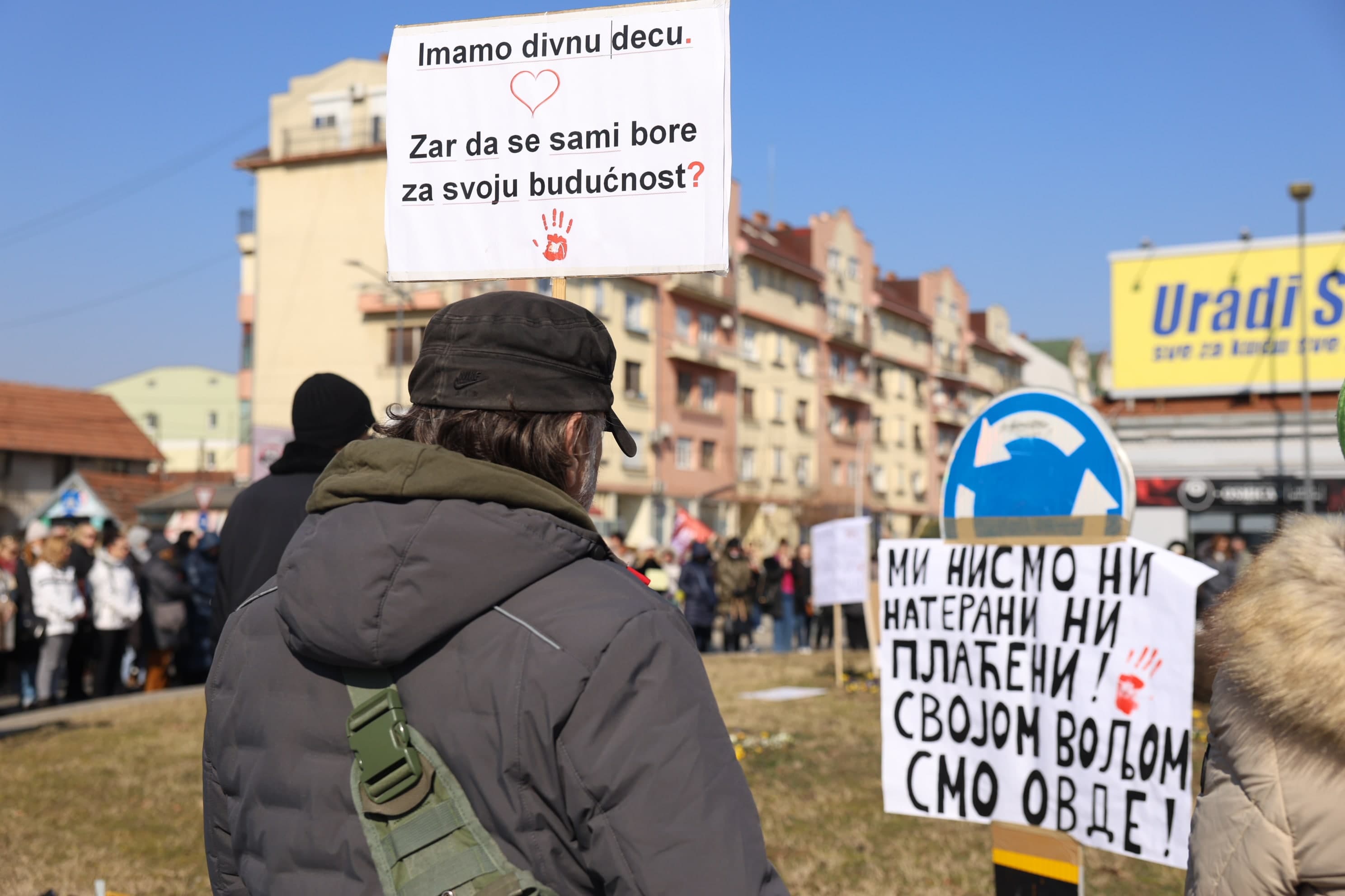 Dvanaestočasovna blokada kružnog toka kod "Moravice" - druženje, aktivnosti, humanitarne akcije i basket sa Vladimirom Štimcem (FOTO+VIDEO)