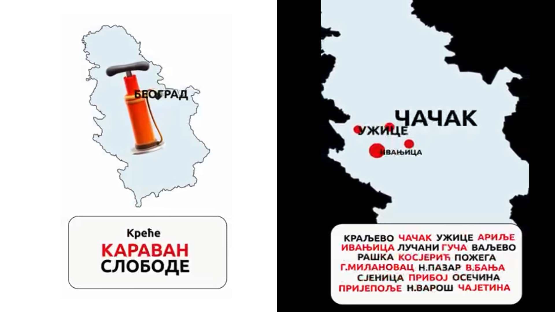 Zapadna Srbija: Napravljen plan za zajednički odlazak u Beograd