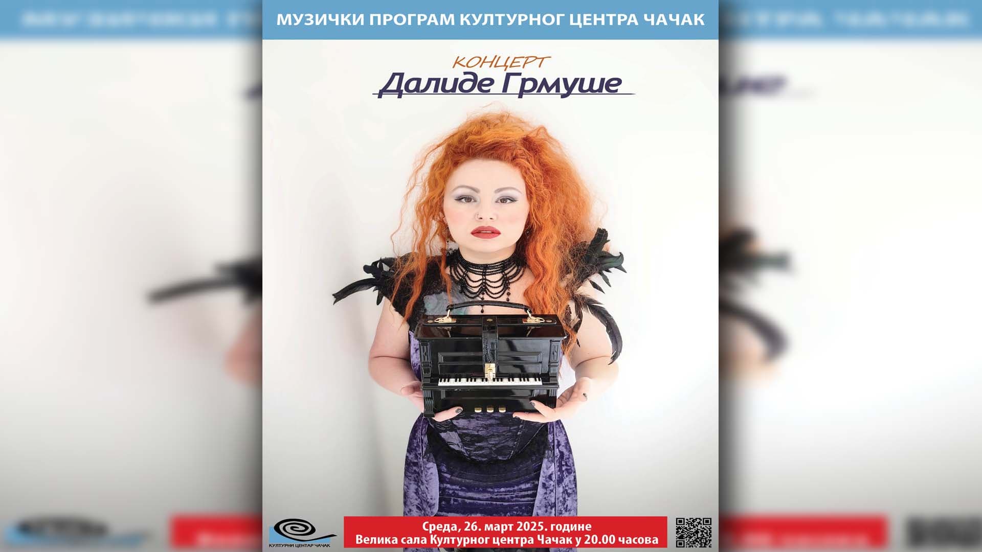 Klavirski koncert Dalide Grmuše