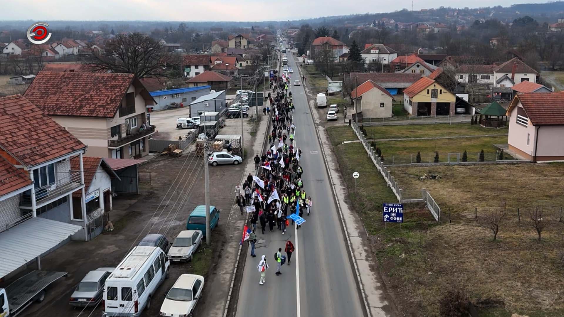 Doček studenata i maturanata u Čačku i Mrčajevcima