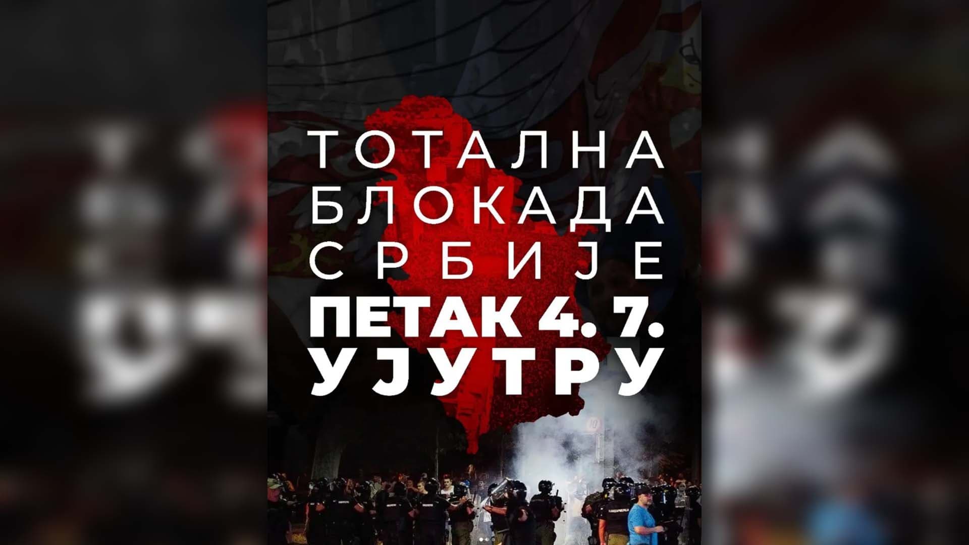 Studenti najavili totalnu blokadu Srbije