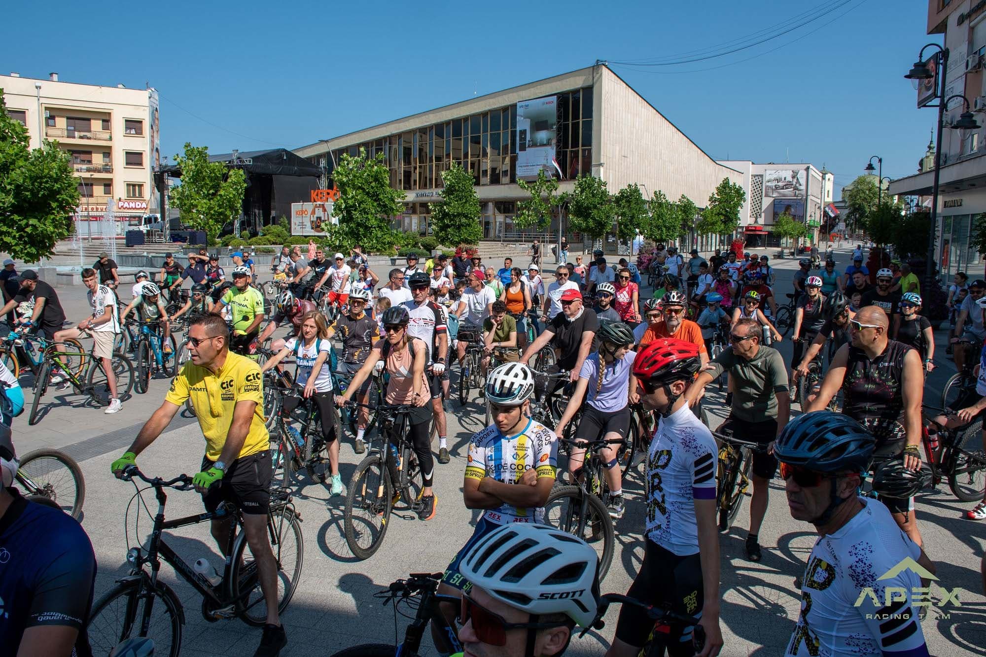 Druga vožnja APEX biciklijade u nedelju