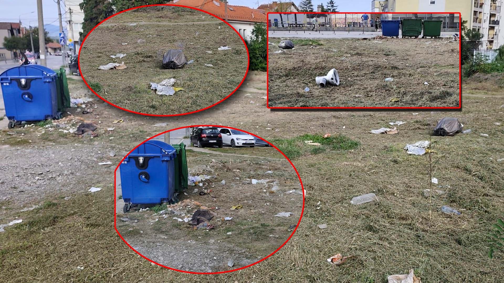 GRAĐANI REPORTERI: Smeće u širem centru grada ili kakav primer dajemo deci (FOTO)