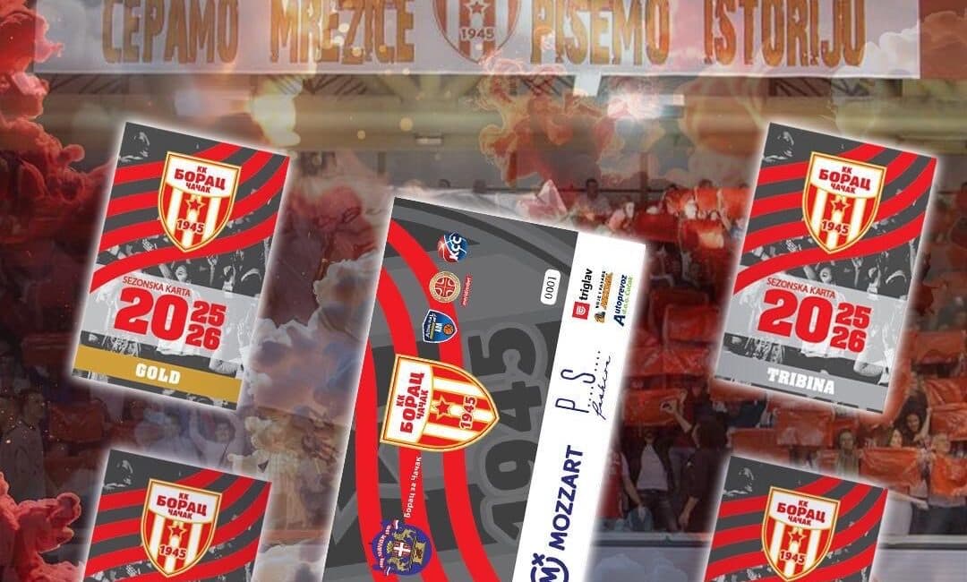 Počinje prodaja sezonskih ulaznica za utakmice KK Borac Mozzart