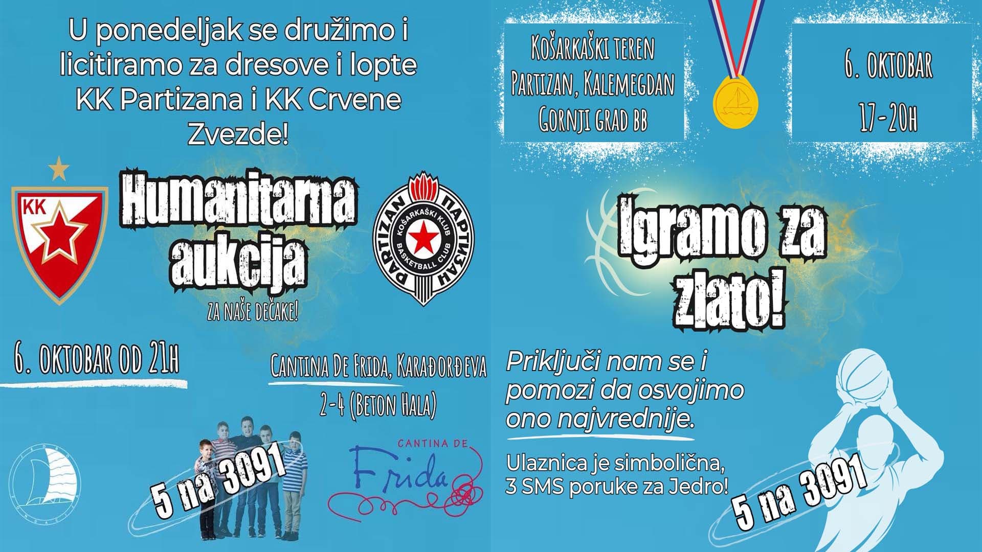 "Igramo za zlato!": Humanitarni spektakl na Kalemegdanu proširen
