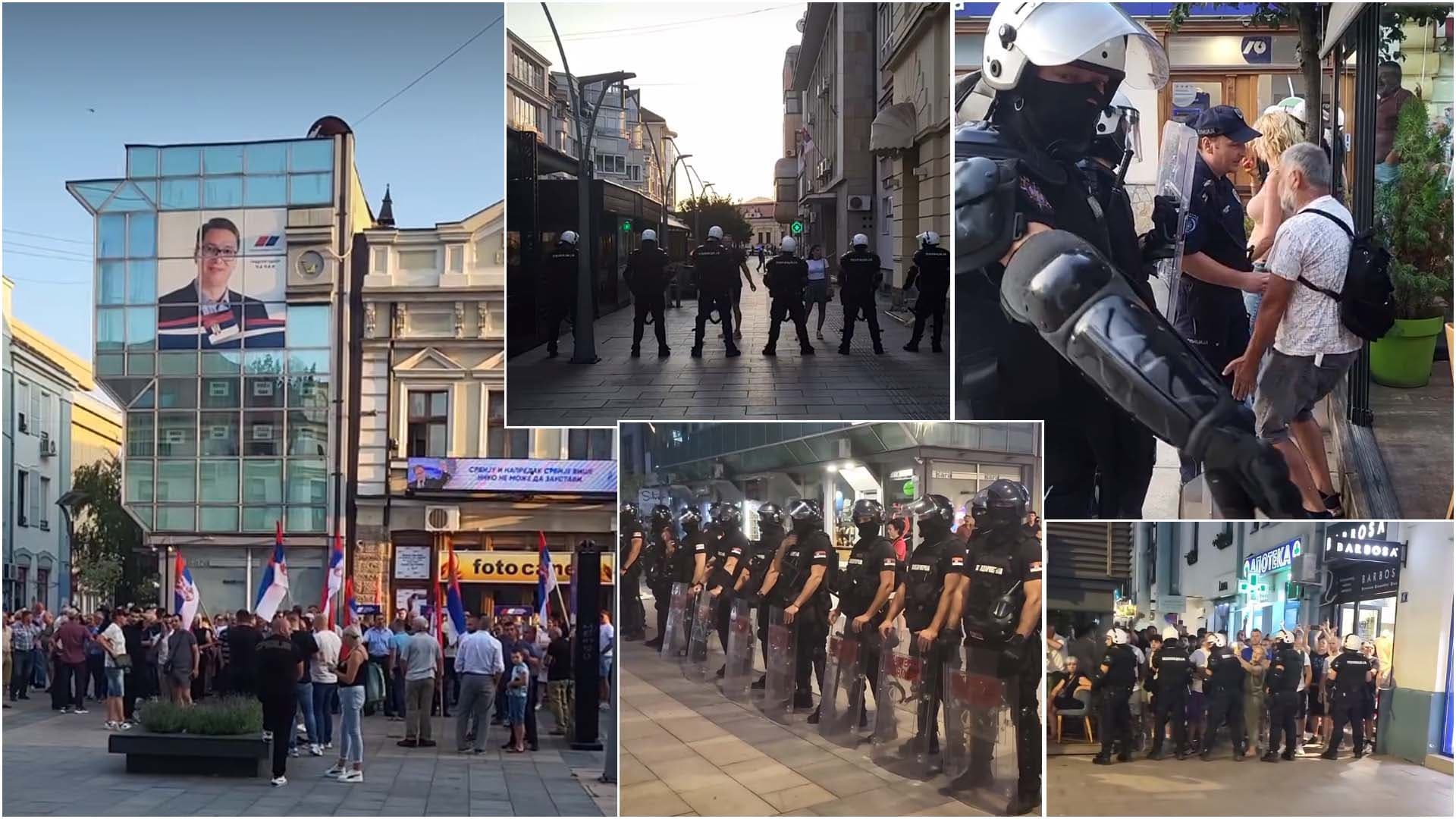Čačanska policija će obezbeđivati i snimati sve prijavljene i neprijavljene skupove u subotu