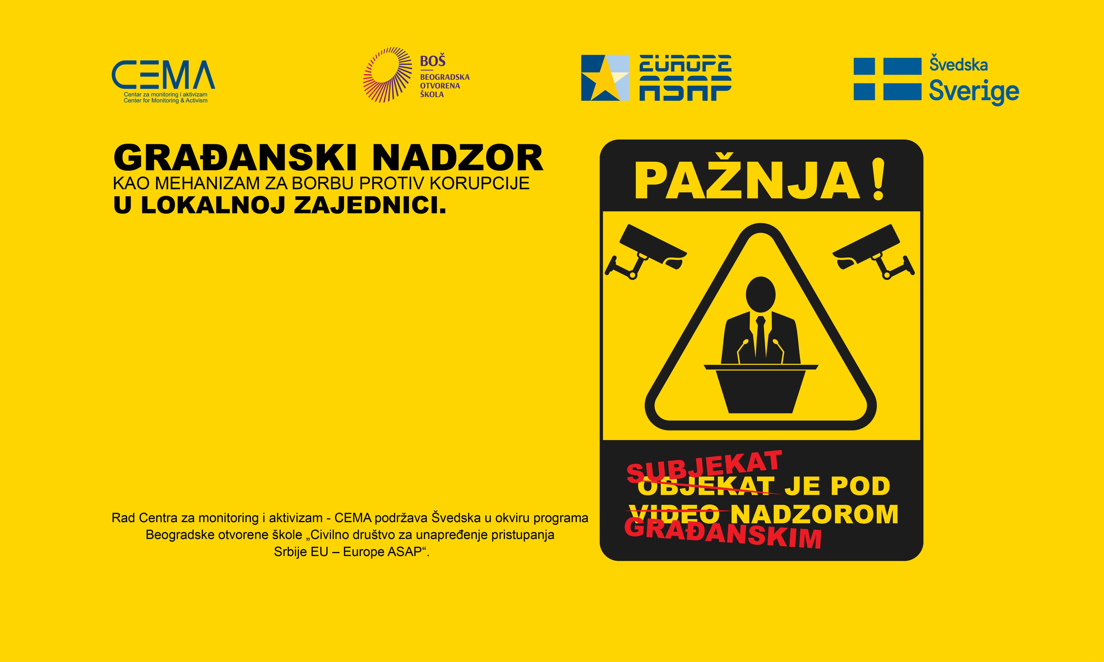 ANKETA: Istraživanje i komparativna analiza o koruptivnim pojavama u lokalnim zajednicama