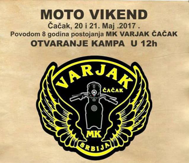 Moto klub "Varjak" slavi 8. rođendan! Dođite da proslavimo zajedno!