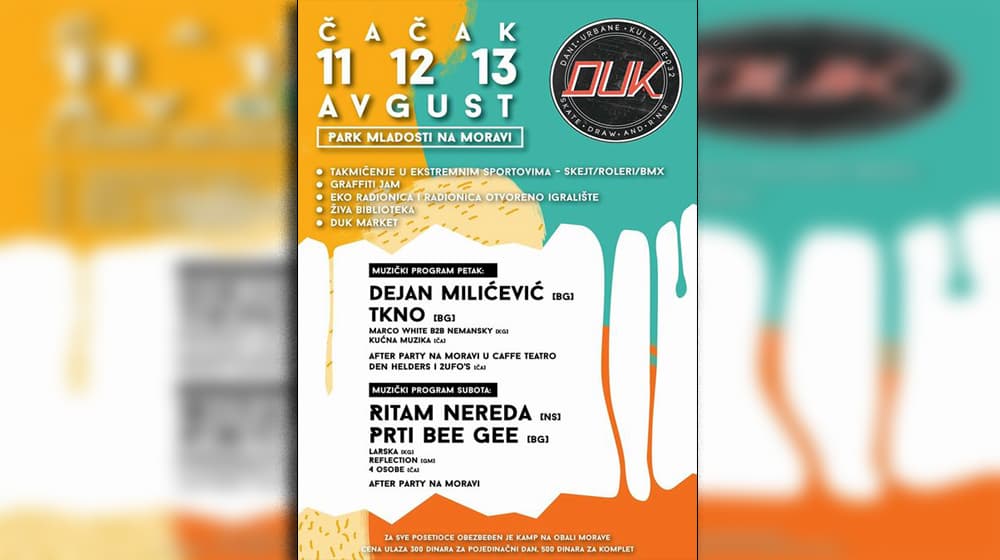 Odličan program na Danima urbane kulture 2017. (FOTO)
