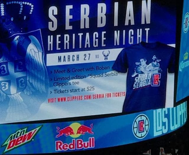 Klipersi organizovali srpsko veče u Los Anđelesu