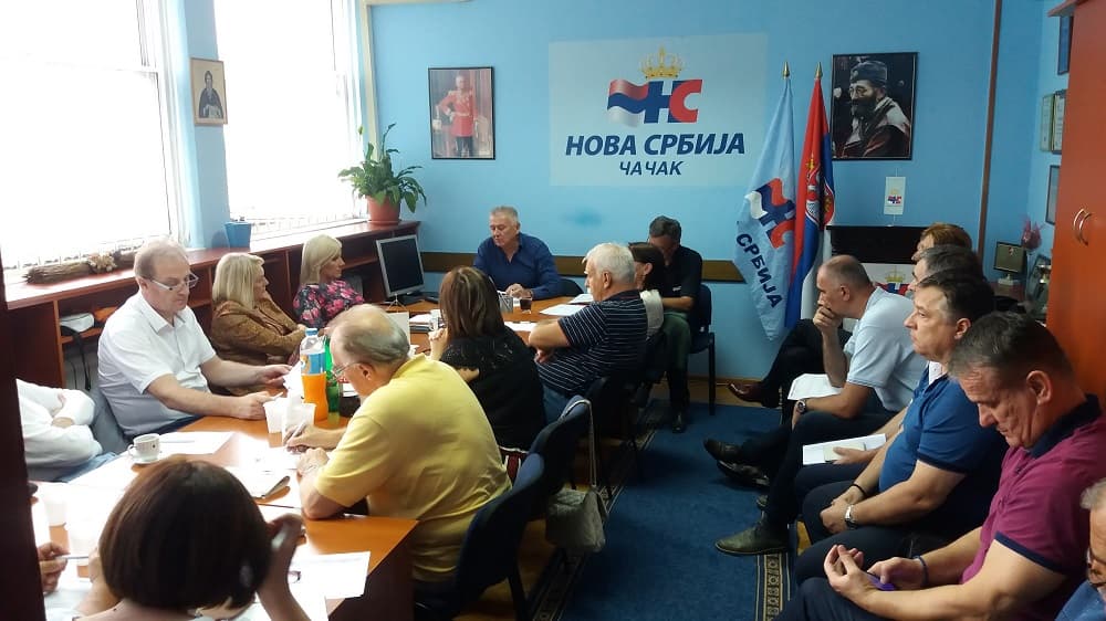Čačak: Održana redovna sednica Predsedništva Nove Srbije