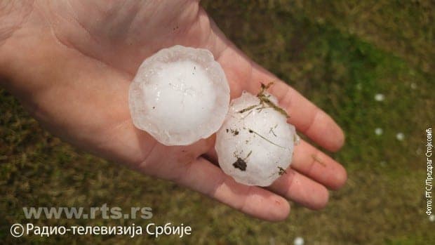 Nevreme u zapadnoj Srbiji - padale ledenice, ogromna šteta na objektima i usevima