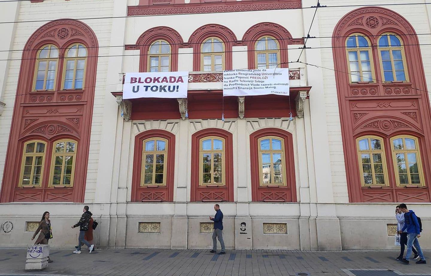 Rektorka osudila upad predstavnika vladajuće stranke u Rektorat. Studenti: Pregovori počinju u ponedeljak