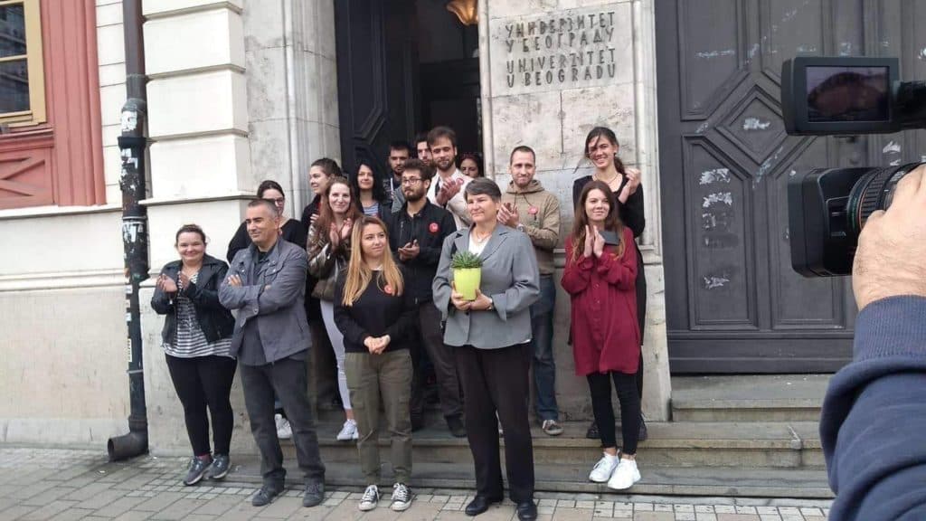 Studenti: Zahtevi ispunjeni - NE DAMO REKTORKU!