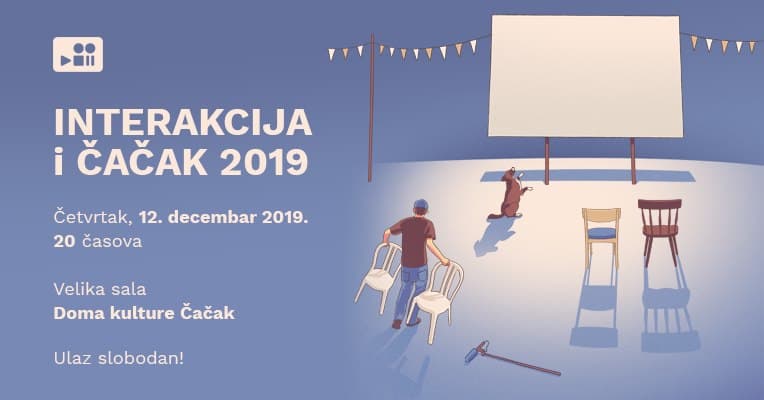 Čačak: Projekcija filmova sa Interakcije 2019.