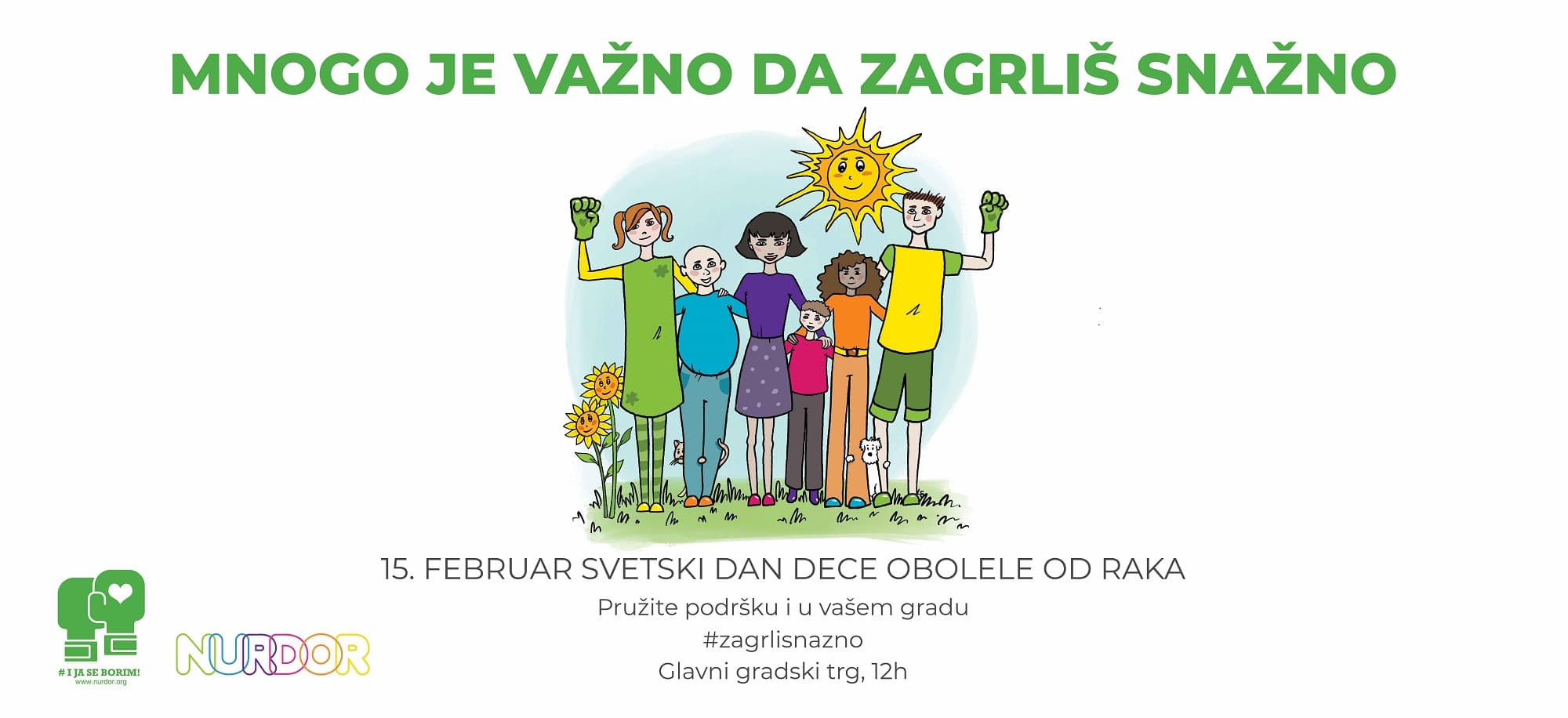 NURDOR: Svetski dan dece obolele od raka u subotu i u Čačku