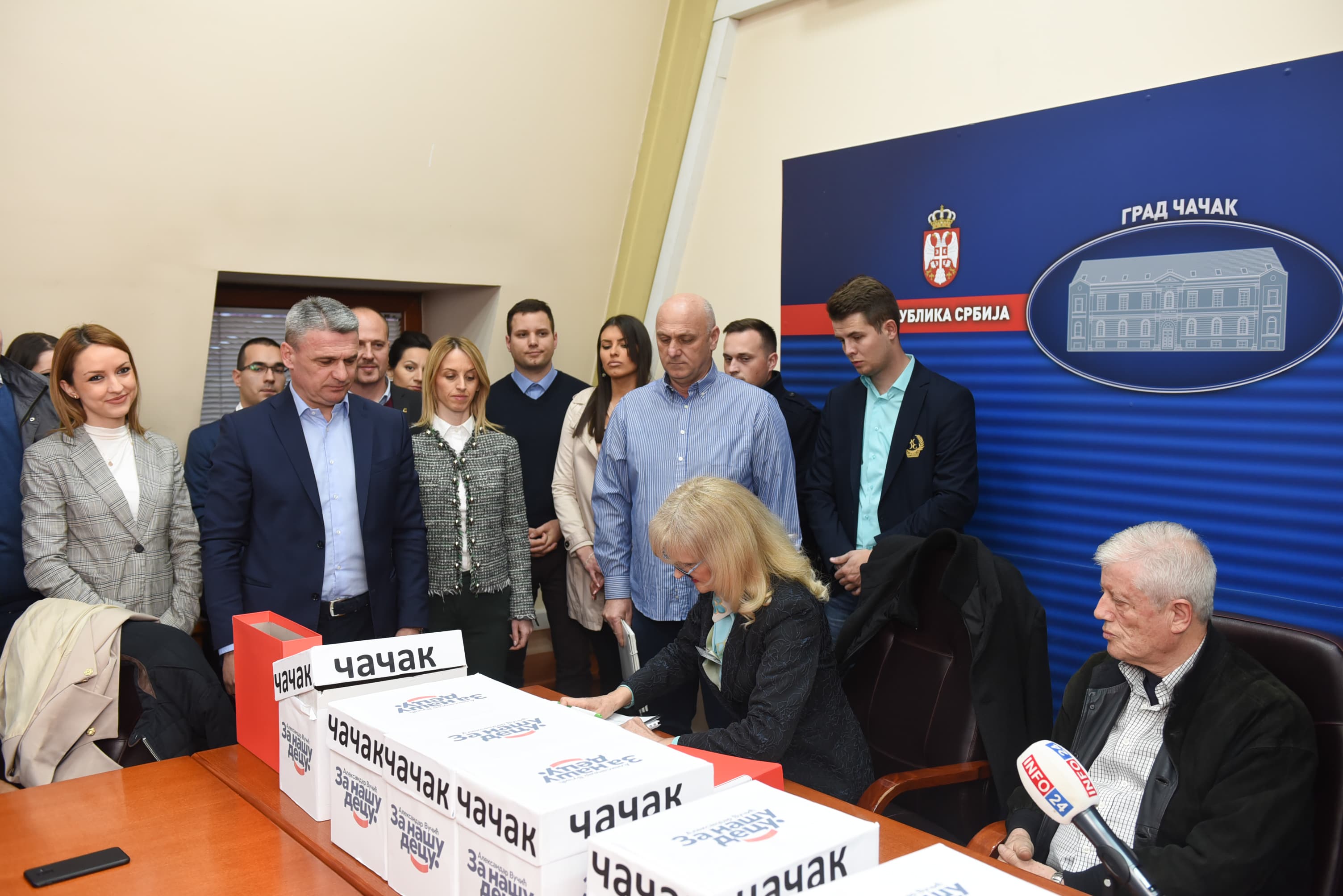 Proglašena lista "Aleksandar Vučić - Za našu decu" u Čačku, evo ko su i kandidati za odbornike
