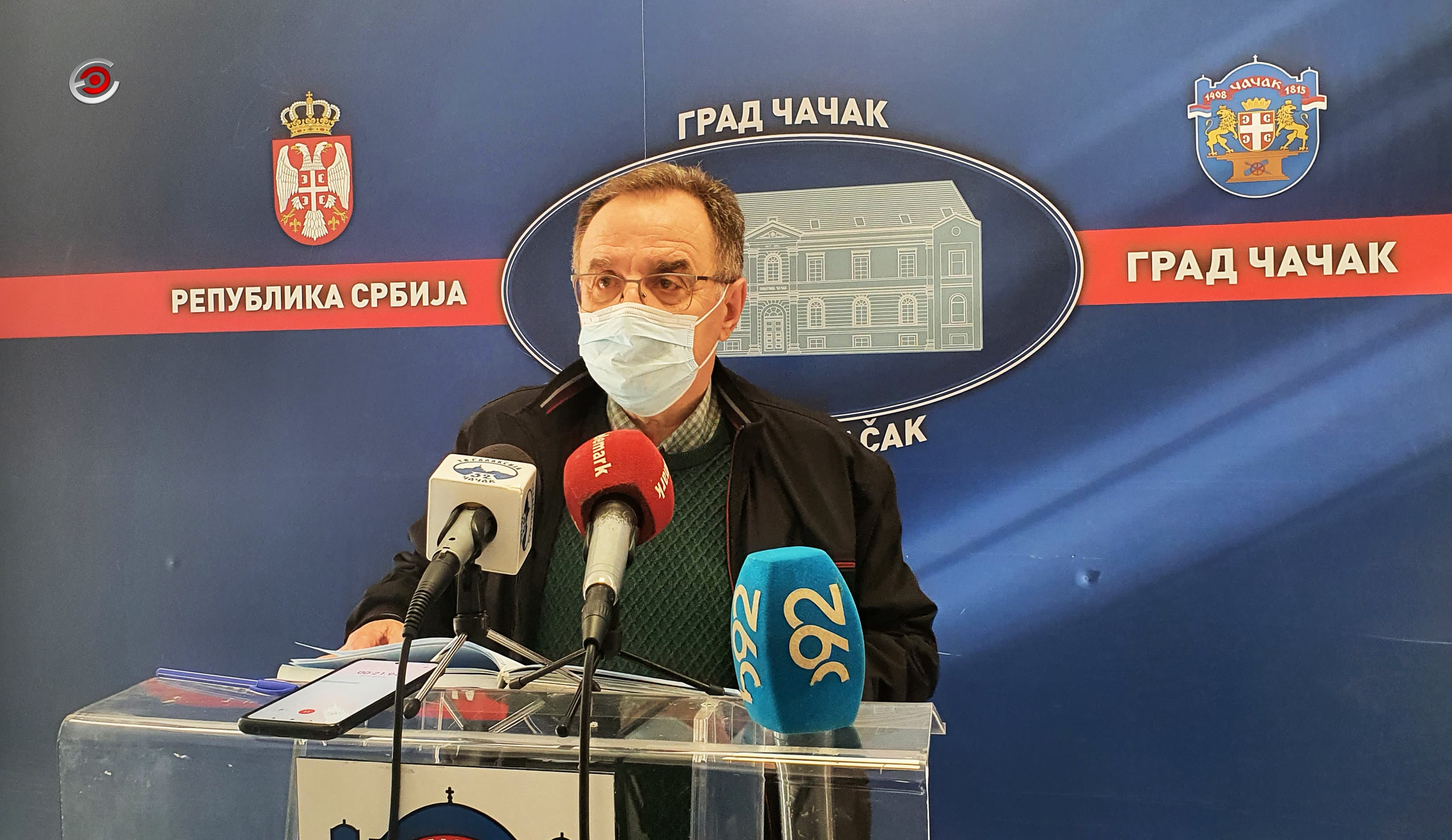 Dr Luković: Situacija u Čačku relativno dobra, u februaru sledeće godine stiže ruska vakcina
