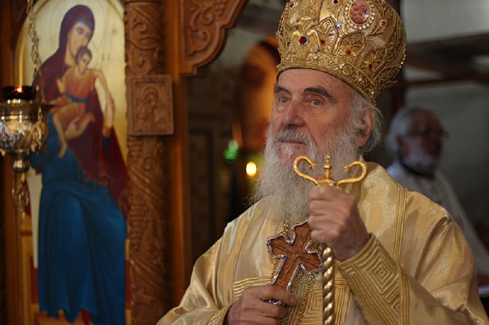 Patrijarh Irinej pozitivan na korona virus, primljen u kovid bolnicu u Beogradu