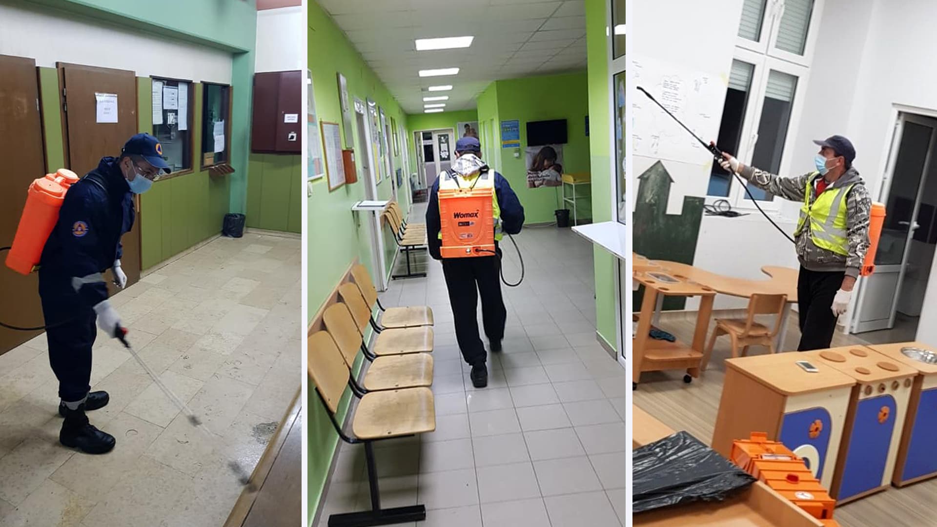 Pripadnici Civilne zaštite izvršili dezinfekciju važnih objekata u gradu, dopremili i boce sa kiseonikom