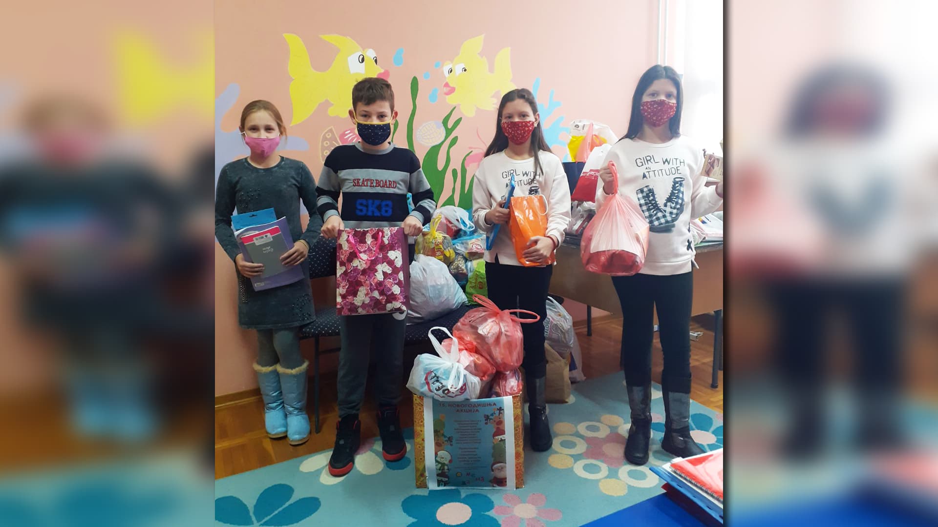 OŠ "Preljina" u saradnji sa Kancelarijom za mlade sprovela akciju “Osmeh na darâ€