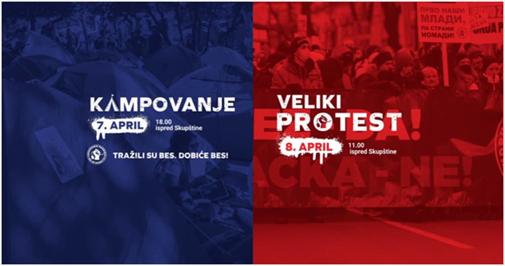 Veliki dvodnevni protest Udruženja radnika na internetu, organizovan i prevoz