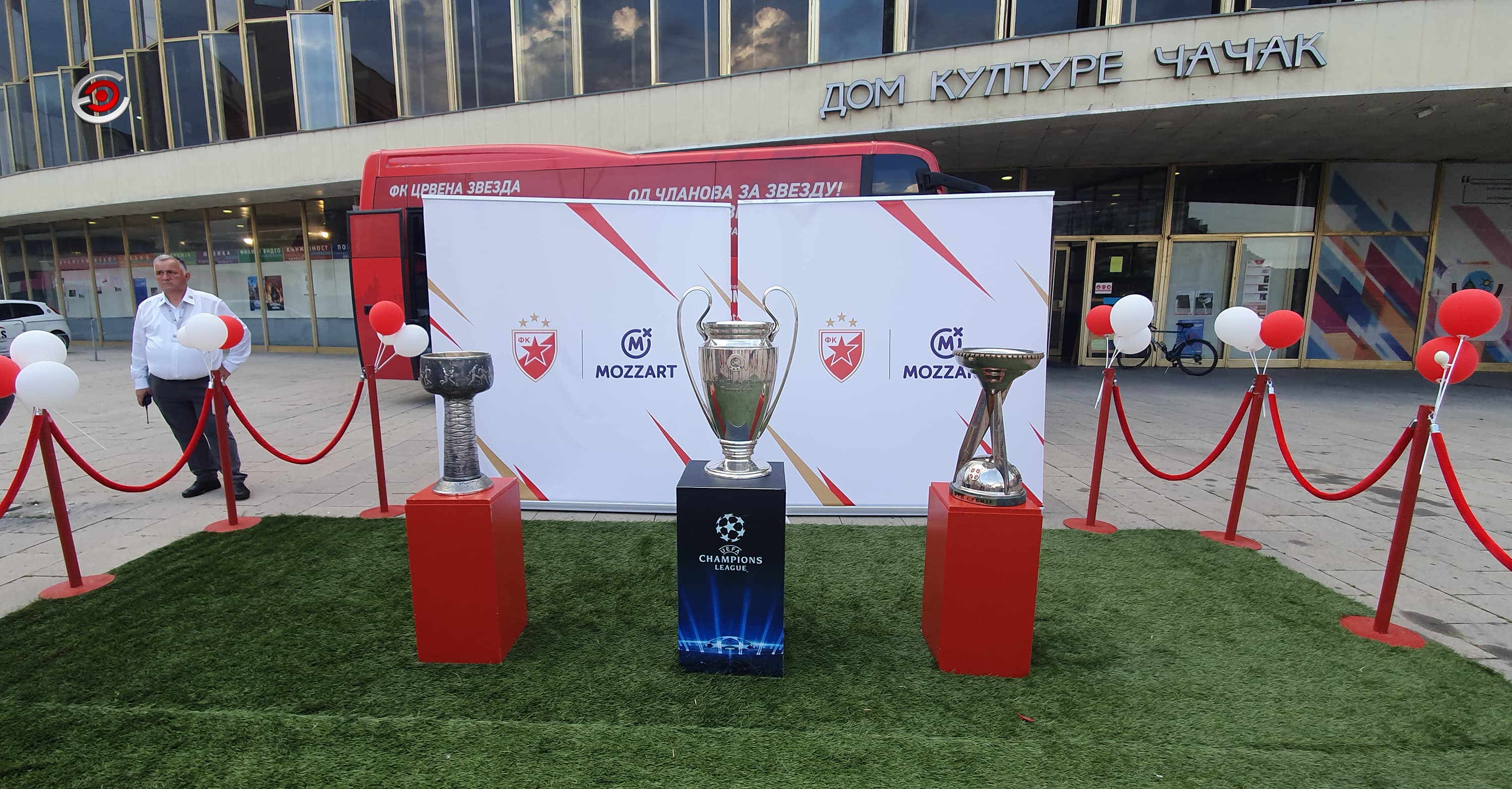 Karavan FK Crvene zvezde danas posetio Čačak