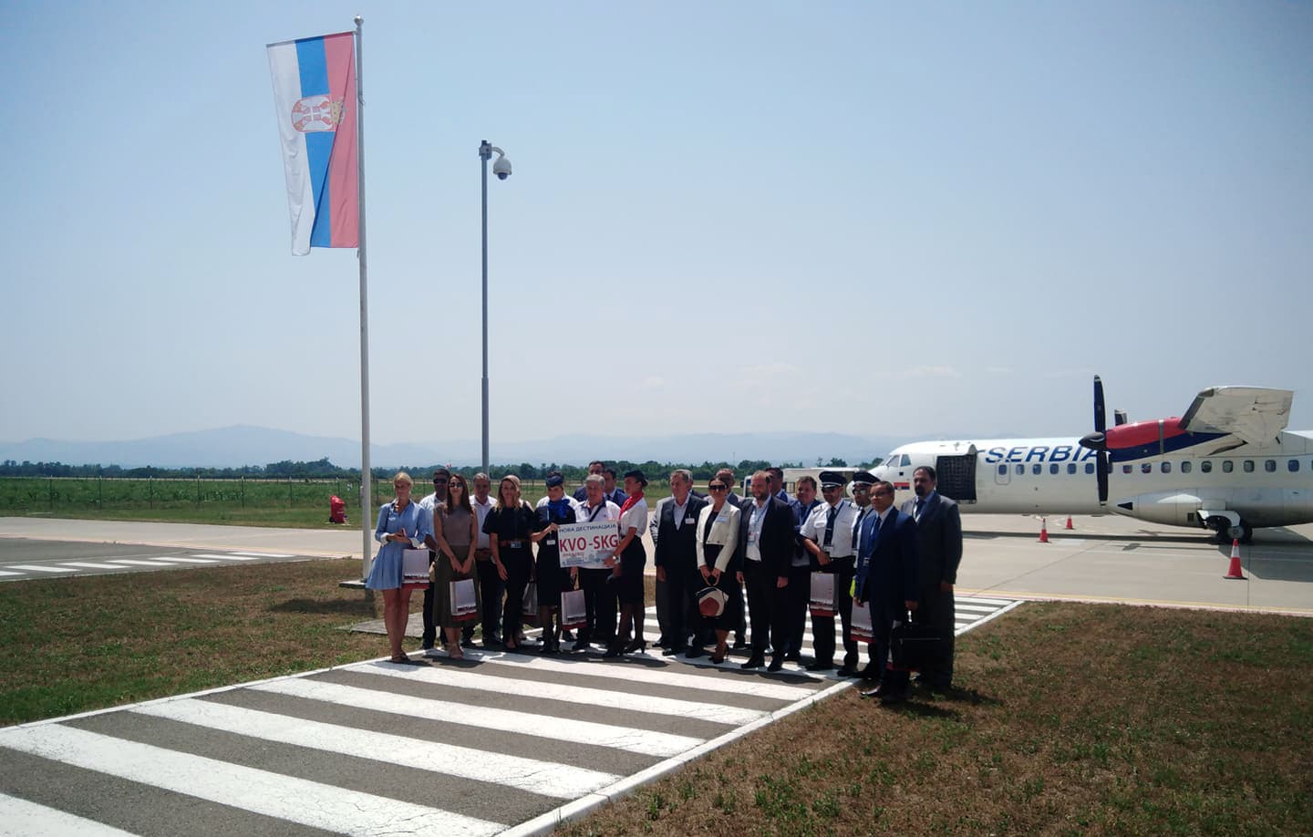 Poleteo prvi avion za Solun sa aerodroma "Morava"