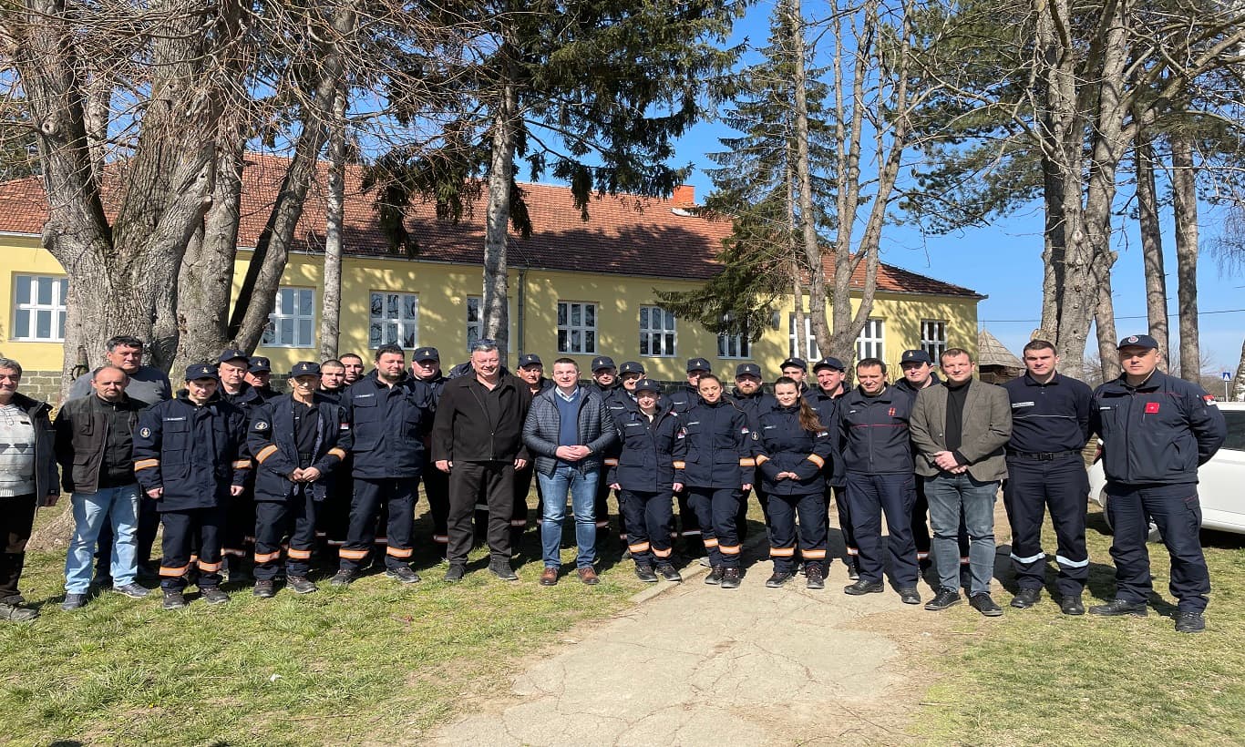 Završena obuka pripadnika Dobrovoljnog vatrogasnog društva „Gornja sela“