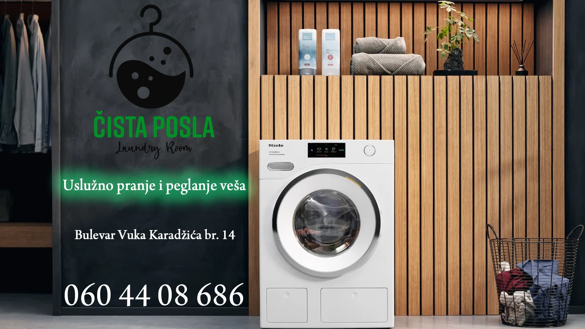 NOVO u Čačku: Perionica veša "Čista posla"