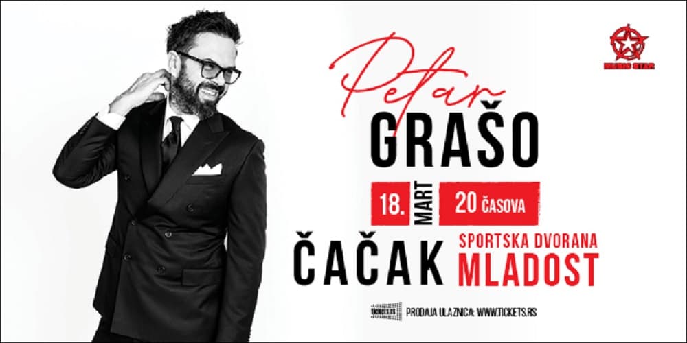 Koncert Petra Graša u Čačku