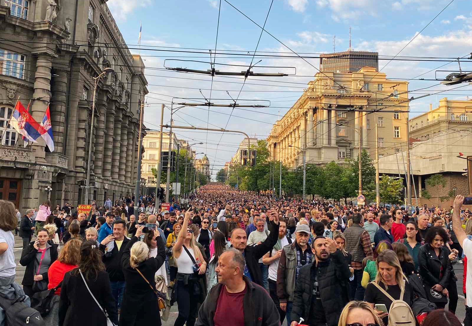 Sledeći protest "Srbija protiv nasilja" u subotu, 27. maja