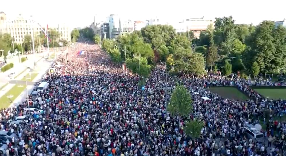 Peti protest "Srbija protiv nasilja": Vučiću odlazi