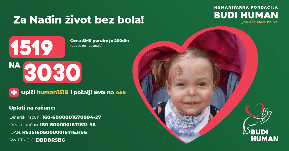 Za Nađin život bez bola!