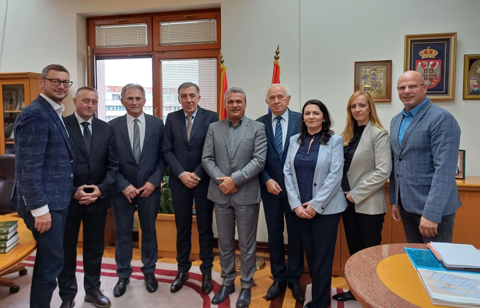 Predstavnici delegacije Republike Srpske u poseti Čačku