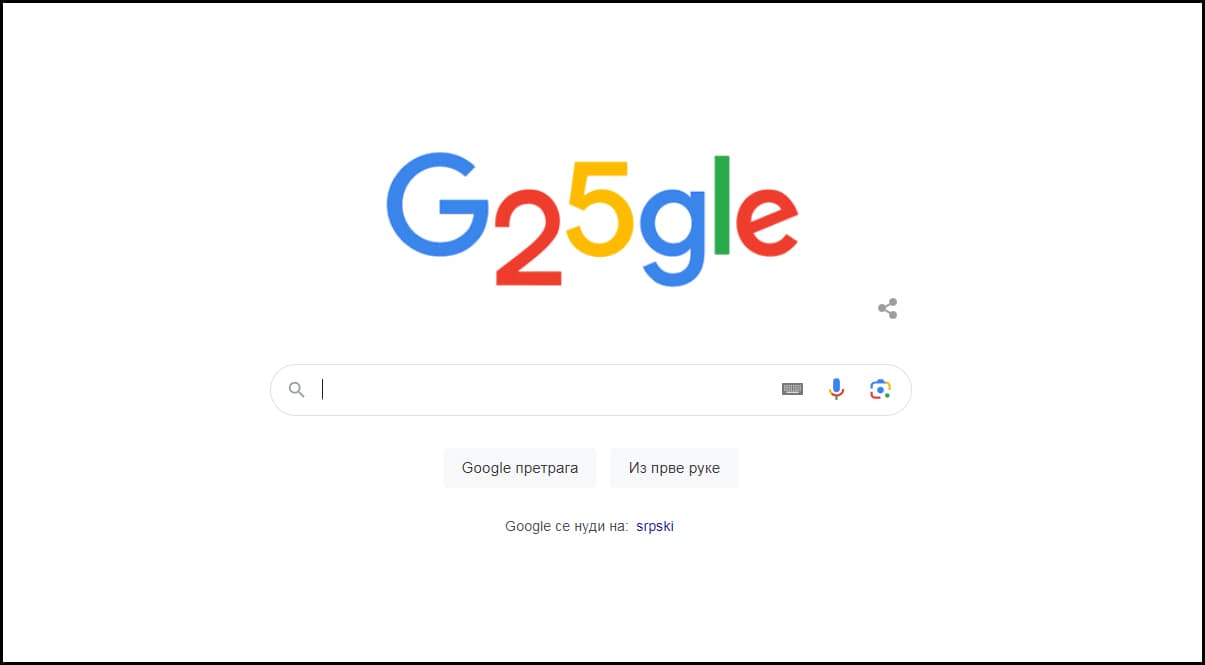 Google slavi 25. rođendan