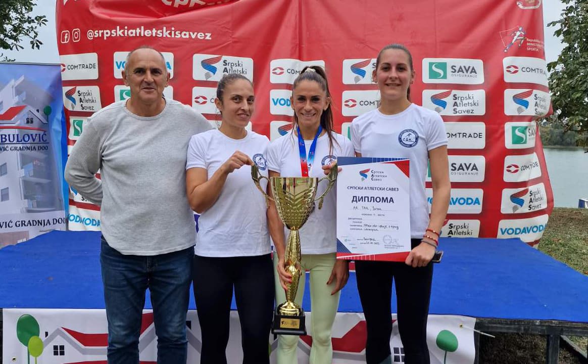 Čačankama dve titule na Prvenstvu Srbije u krosu