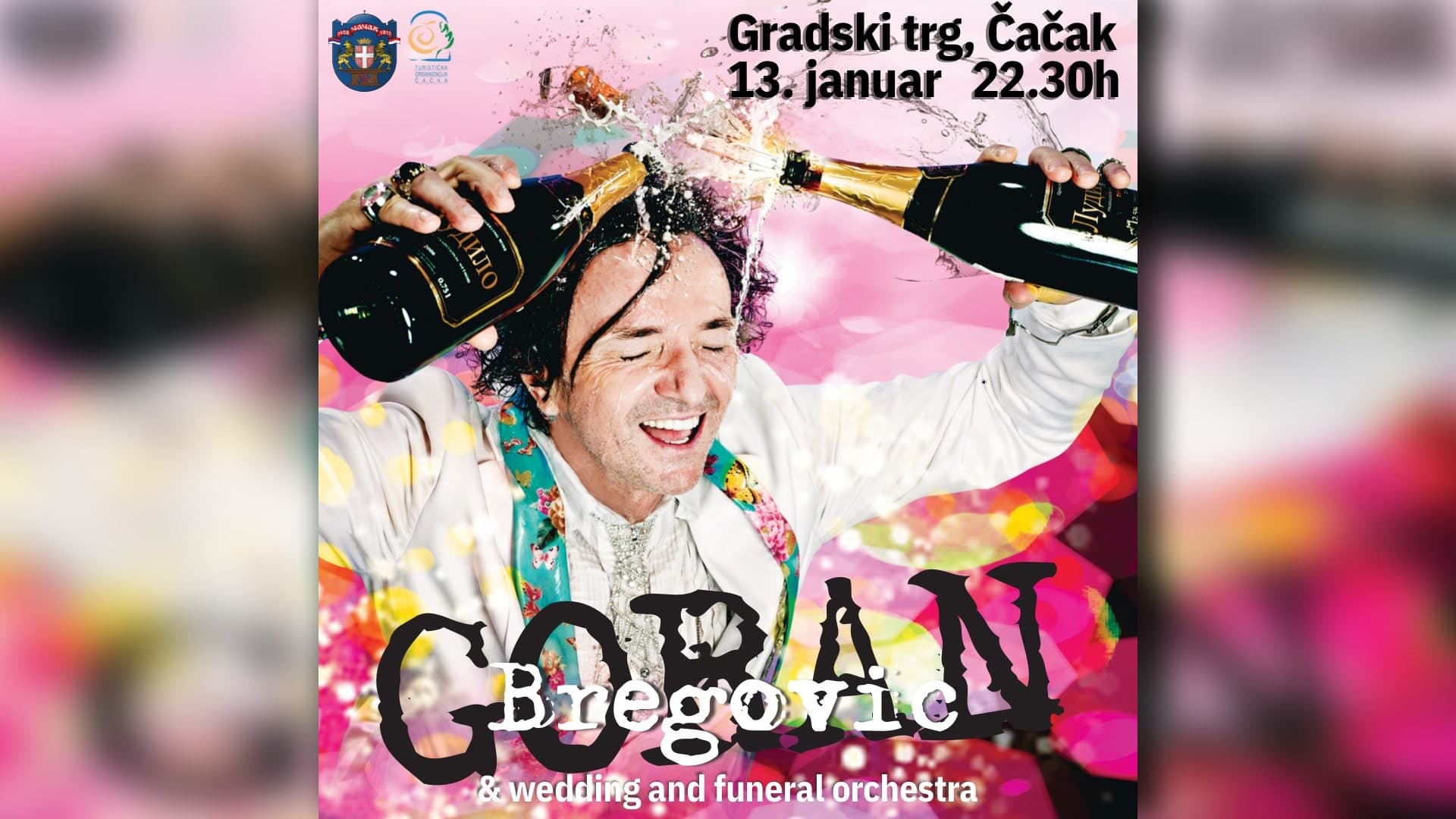Doček Srpske nove godine na Gradskom trgu u Čačku uz Gorana Bregovića