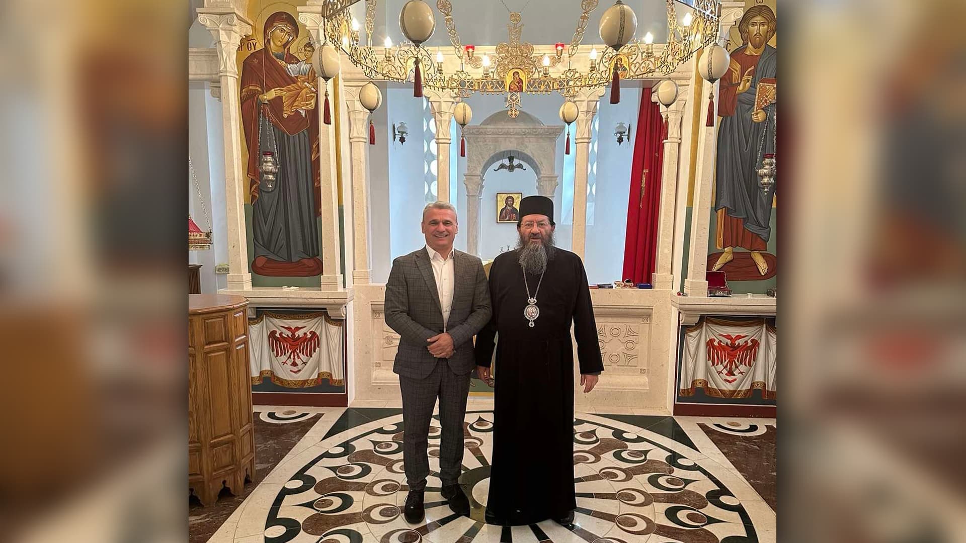 Gradonačelnik Todorović u poseti vladiki Žičke eparhije gospodinu Justinu