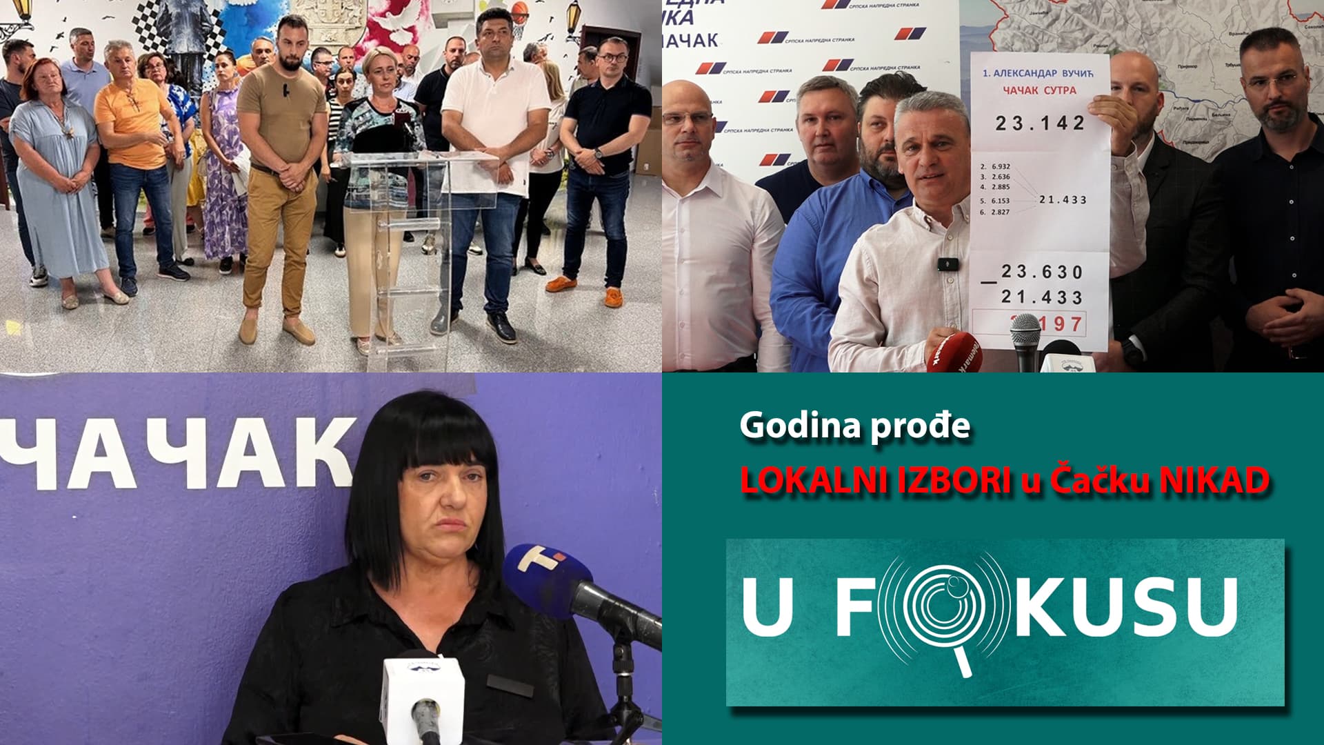 U FOKUSU: Godina prođe lokalni izbori u Čačku nikad (VIDEO)