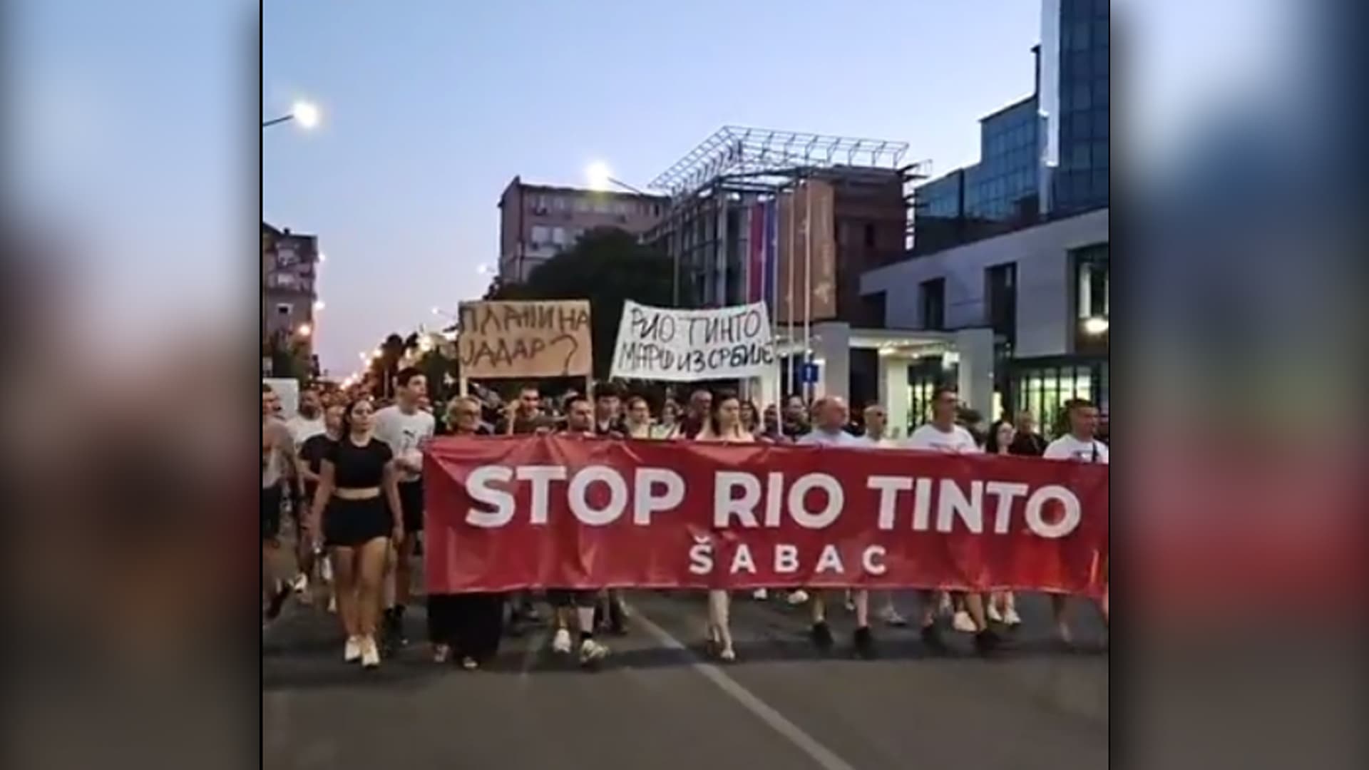 Sinoć u Šapcu održan najveći skup ove godine