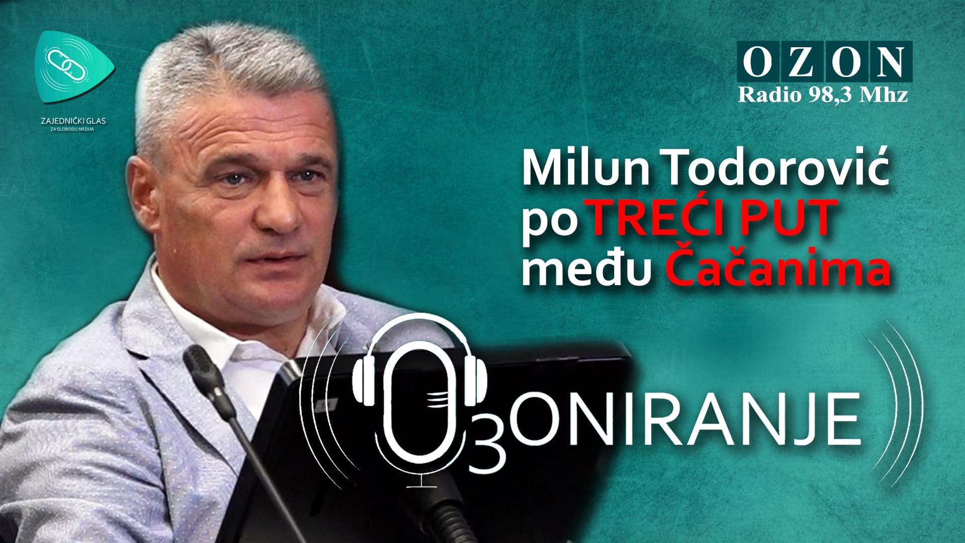 OZONIRANJE: Milun Todorović po treći put među Čačanima (AUDIO)
