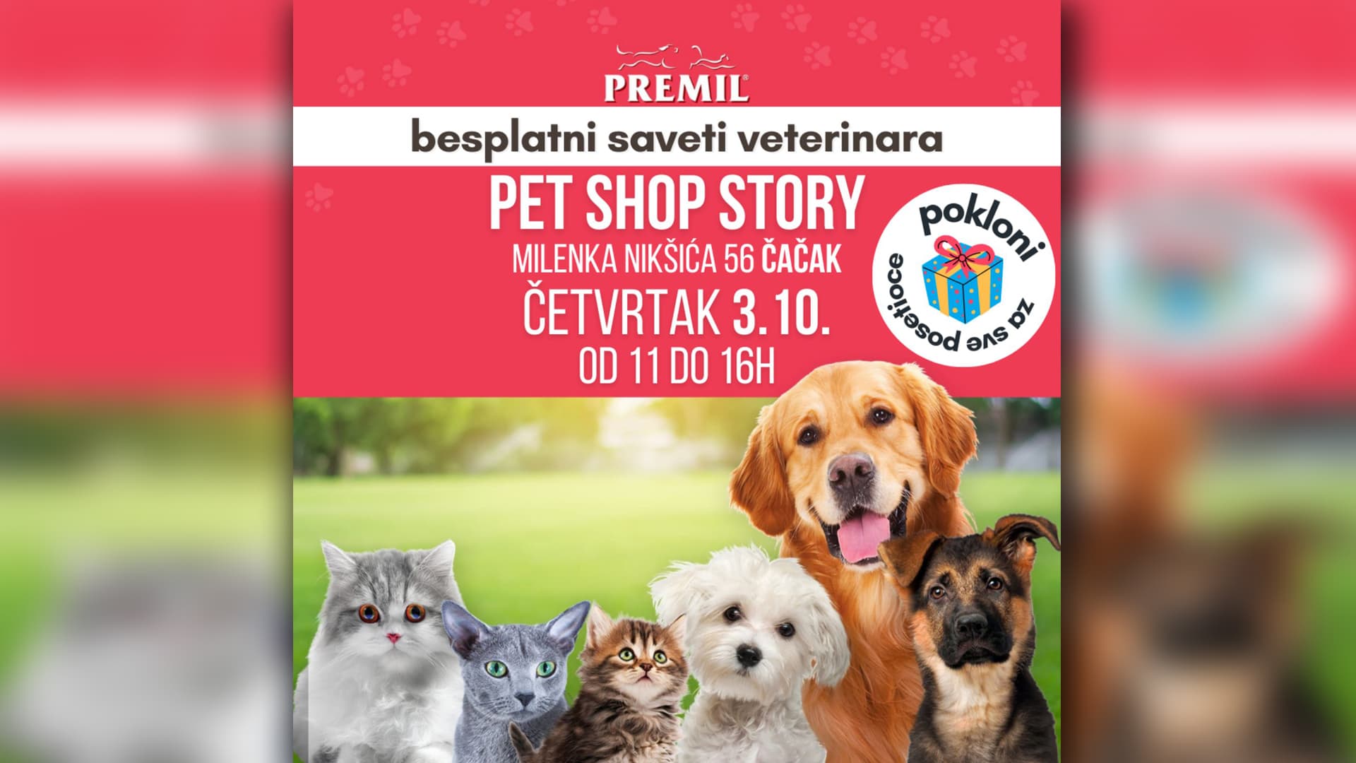 Premil veterinar u PET SHOP STORY u Čačku