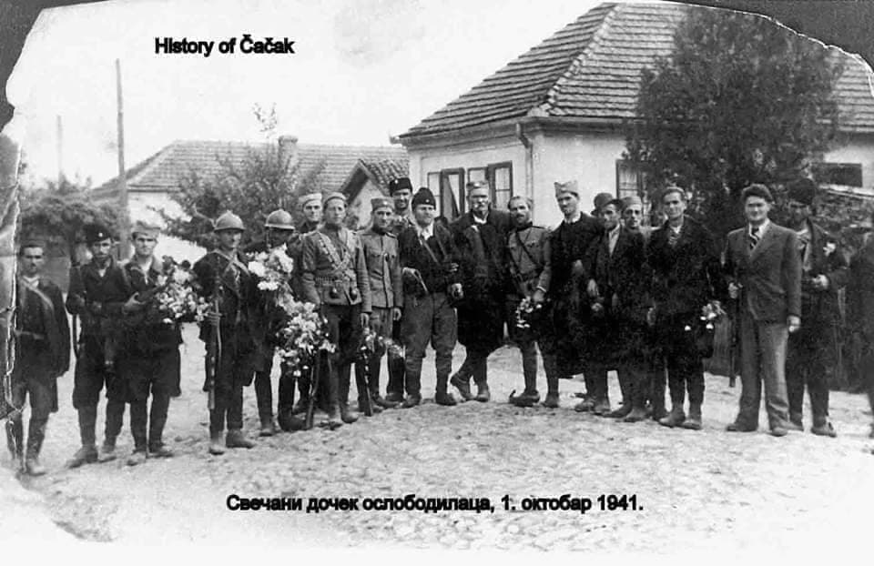 Sećanje na 1. oktobar 1941. godine, dan oslobođenja Čačka u Drugom svetskom ratu