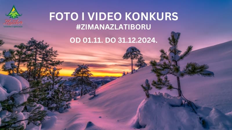 Raspisan nagradni foto i video Konkurs - "Zima na Zlatiboru"