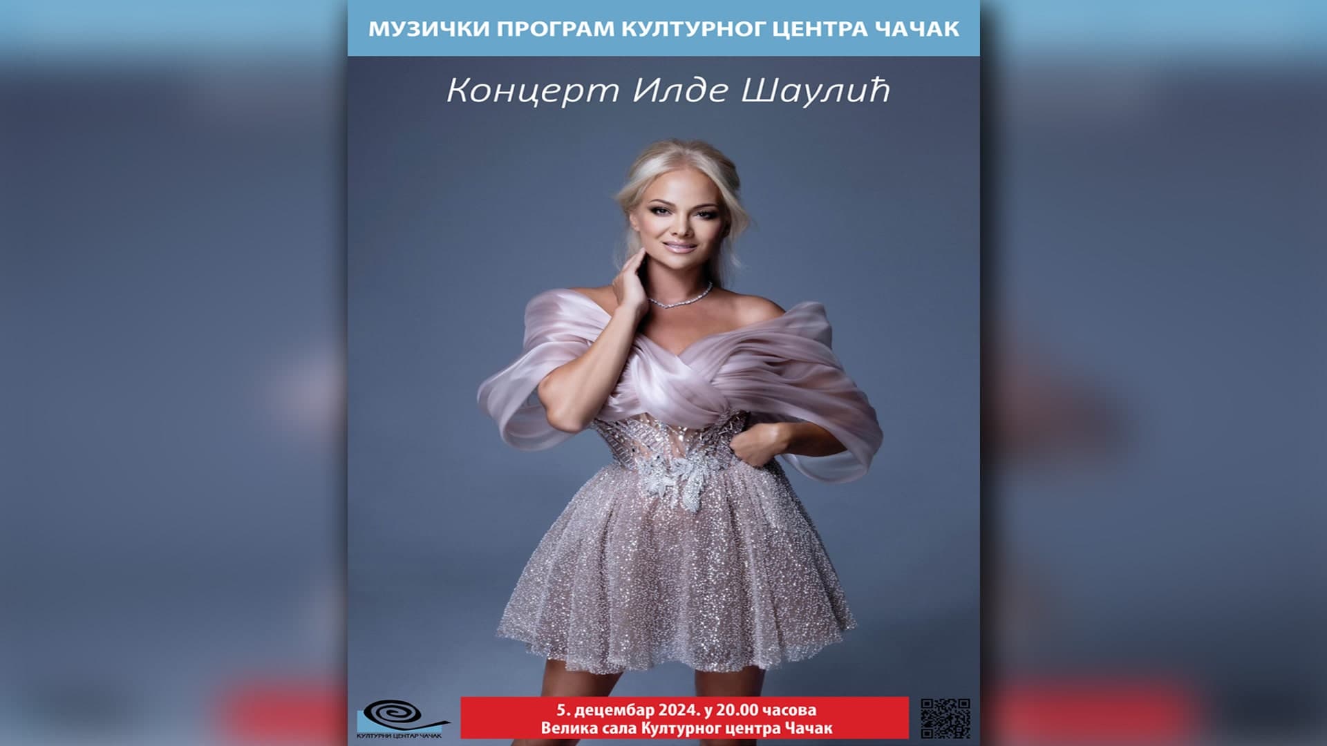 Solistički koncert Ilde Šaulić u Kulturnom centru Čačak