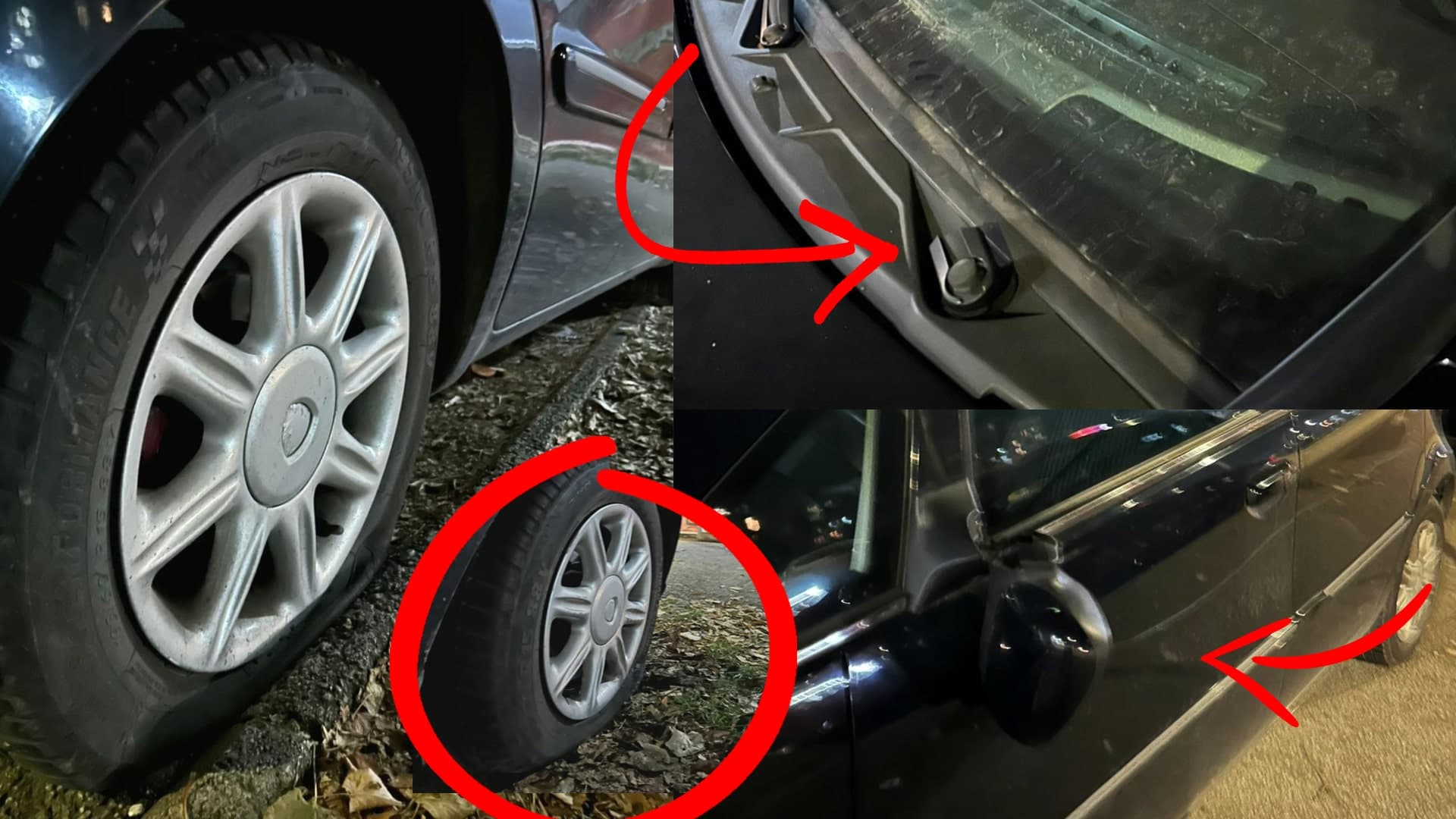 Čačak: Oštećen automobil članu Srpskog pokreta Dveri (FOTO)